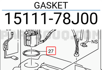 Suzuki 1511178J00 GASKET