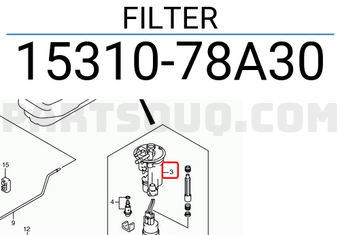 Suzuki 1531078A30 FILTER
