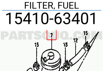 Suzuki 1541063401 FILTER, FUEL