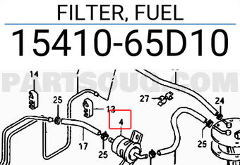 Suzuki 1541065D10 FILTER, FUEL