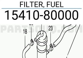 Suzuki 1541080000 FILTER, FUEL