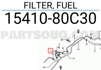 Suzuki 1541080C30 FILTER, FUEL