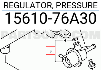 Suzuki 1561076A30 REGULATOR, PRESSURE
