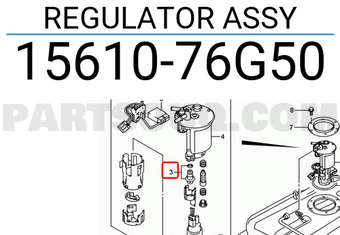 Suzuki 1561076G50 REGULATOR ASSY