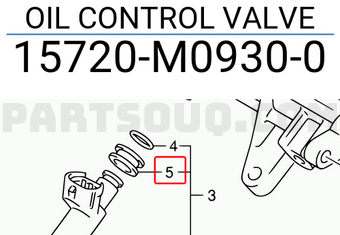 Suzuki 15720M09300 OIL CONTROL VALVE