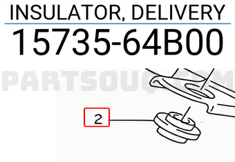 Suzuki 1573564B00 INSULATOR, DELIVERY