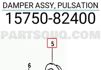 Suzuki 1575082400 DAMPER ASSY, PULSATION