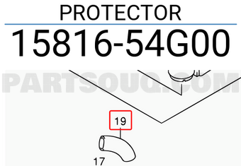 Suzuki 1581654G00 PROTECTOR