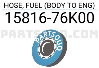 Suzuki 1581676K00 HOSE, FUEL (BODY TO ENG)