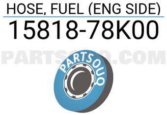 Suzuki 1581878K00 HOSE, FUEL (ENG SIDE)