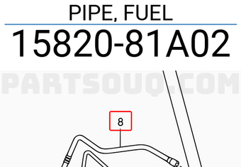 Suzuki 1582081A02 PIPE, FUEL