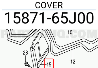 Suzuki 1587165J00 COVER