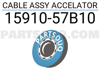 Suzuki 1591057B10 CABLE ASSY ACCELATOR