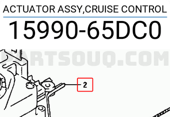 Suzuki 1599065DC0 ACTUATOR ASSY,CRUISE CONTROL