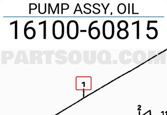 Suzuki 1610060815 PUMP ASSY, OIL