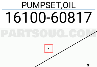 Suzuki 1610060817 PUMPSET,OIL
