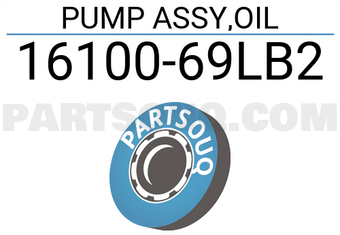 Suzuki 1610069LB2 PUMP ASSY,OIL