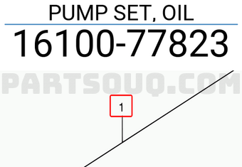 Suzuki 1610077823 PUMP SET, OIL