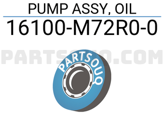 Suzuki 16100M72R00 PUMP ASSY, OIL