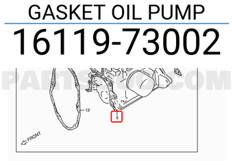 Suzuki 1611973002 GASKET OIL PUMP