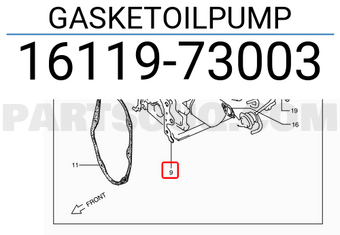 Suzuki 1611973003 GASKETOILPUMP