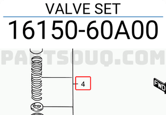 Suzuki 1615060A00 VALVE SET