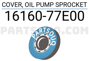 Suzuki 1616077E00 COVER, OIL PUMP SPROCKET