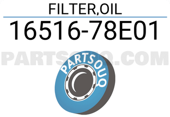 Suzuki 1651678E01 FILTER,OIL