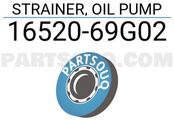 Suzuki 1652069G02 STRAINER, OIL PUMP