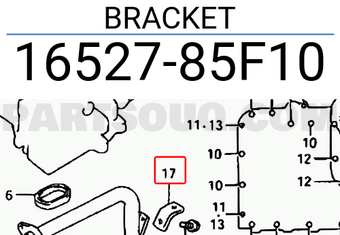 Suzuki 1652785F10 BRACKET