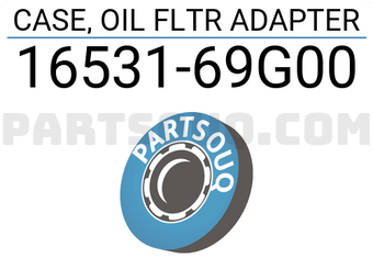 Suzuki 1653169G00 CASE, OIL FLTR ADAPTER
