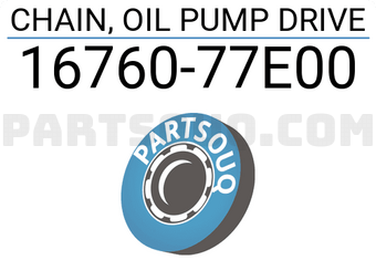 Suzuki 1676077E00 CHAIN, OIL PUMP DRIVE