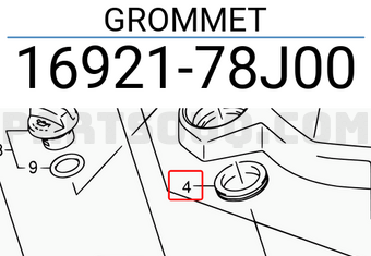 Suzuki 1692178J00 GROMMET