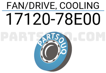 Suzuki 1712078E00 FAN/DRIVE, COOLING