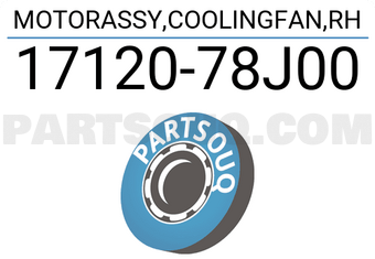 Suzuki 1712078J00 MOTORASSY,COOLINGFAN,RH