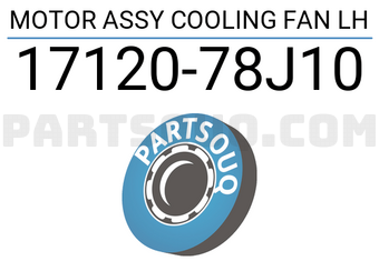 Suzuki 1712078J10 MOTOR ASSY COOLING FAN LH