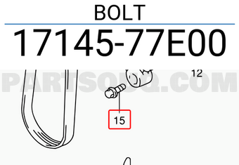 Suzuki 1714577E00 BOLT