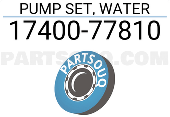 Suzuki 1740077810 PUMP SET, WATER