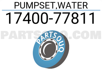 Suzuki 1740077811 PUMPSET,WATER