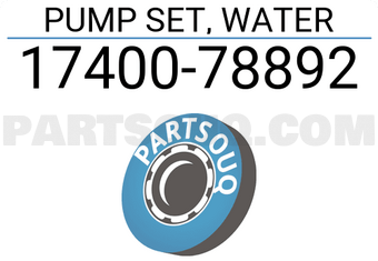 Suzuki 1740078892 PUMP SET, WATER