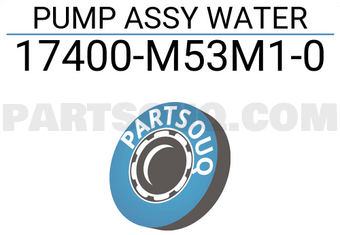 Suzuki 17400M53M10 PUMP ASSY WATER