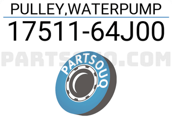 Suzuki 1751164J00 PULLEY,WATERPUMP