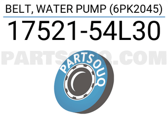 Suzuki 1752154L30 BELT, WATER PUMP (6PK2045)