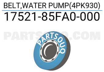 Suzuki 1752185FA0000 BELT,WATER PUMP(4PK930)