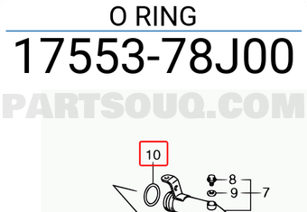 Suzuki 1755378J00 O RING