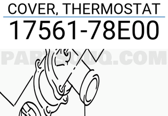 Suzuki 1756178E00 COVER, THERMOSTAT