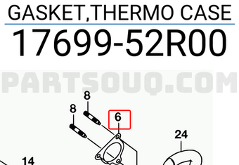Suzuki 1769952R00 GASKET,THERMO CASE
