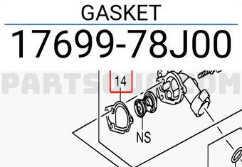 Suzuki 1769978J00 GASKET