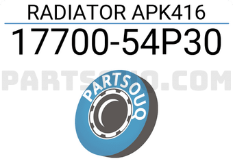 Suzuki 1770054P30 RADIATOR APK416