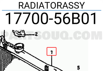 Suzuki 1770056B01 RADIATORASSY